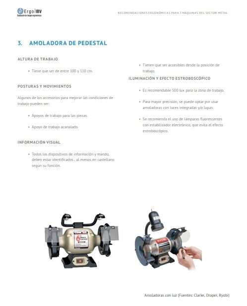 Ergonomía en el sector del metal: recomendaciones en el uso de maquinaria 3